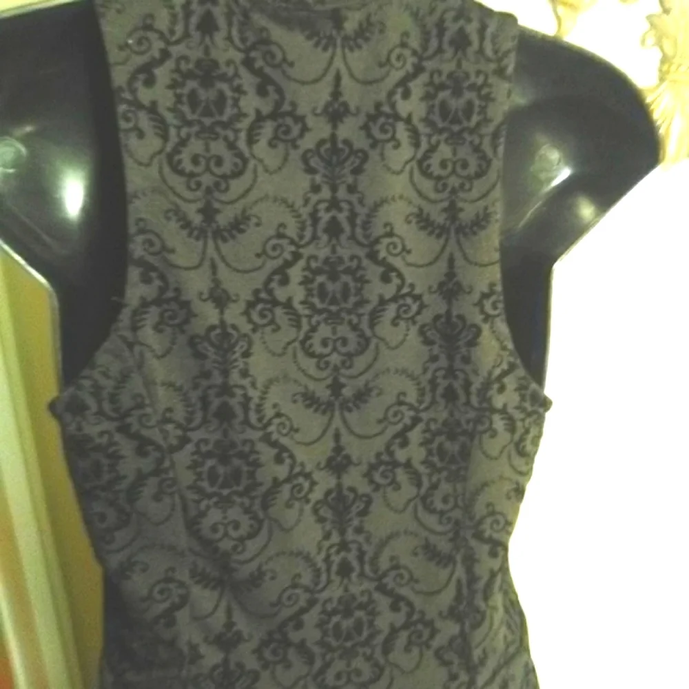 Body Central Black Damask Skirt Set